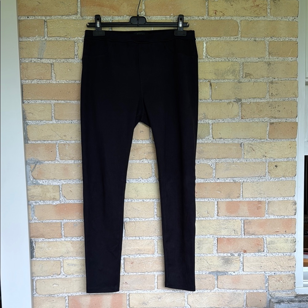 Sanctuary Runway Black Faux Suede Pants